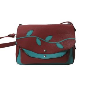Sac Lavande cuir bi couleur Sac Lavande en cuir de veau