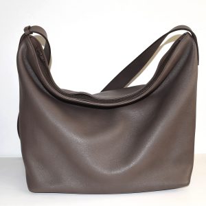 cabas cuir taupe