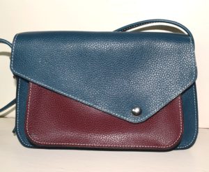 sac en cuir Lilas Sac en cuir grainé